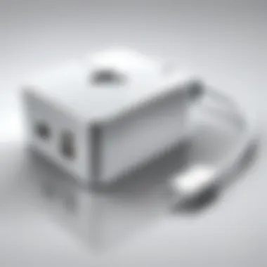 Design Features of the Apple MacBook C Charger Detailed view of the Apple MacBook C charger showcasing its design