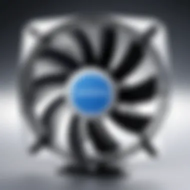Advanced Design of the Mastercool Fan Mastercool fan showcasing its advanced design and features