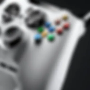 Detailed view of the latest Xbox console showcasing its sleek design