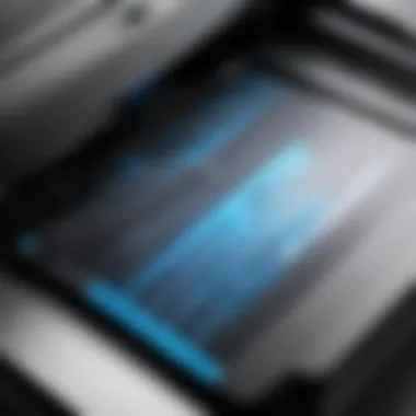 Print Quality Output from HP OfficeJet Pro 8710 Visual representation of print quality output from HP OfficeJet Pro 8710