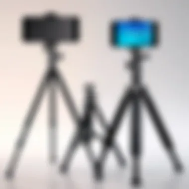 Comparison of Top-Rated iPhone Tripods Comparison chart displaying top-rated iPhone tripods and their specifications