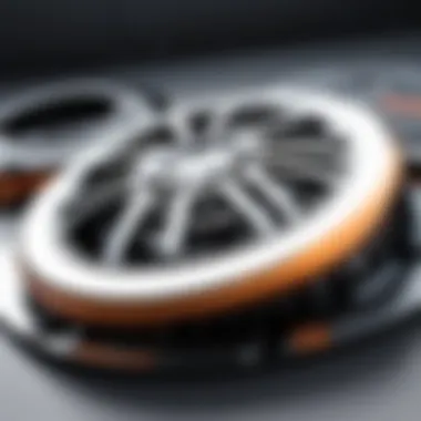 Enhancing Performance with Ultra Motorsports Hub Caps A high-performance vehicle equipped with ultra motorsports hub caps, demonstrating enhanced aerodynamics.