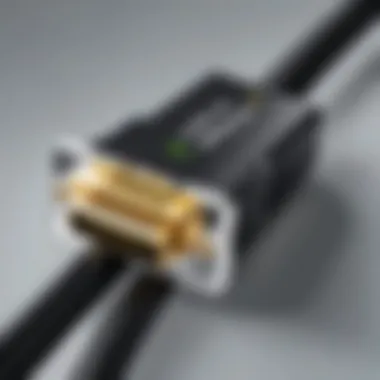 USB Null Modem Cable Connections Visual representation of USB null modem cable connections