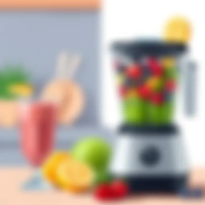 Creating a Smoothie with the Vitamix Professional 750 Vitamix Professional 750 Blender blending a vibrant smoothie