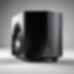 Vizio Bluetooth Subwoofer close-up showcasing design elements