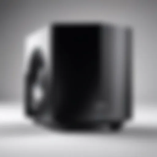 Vizio Bluetooth Subwoofer close-up showcasing design elements