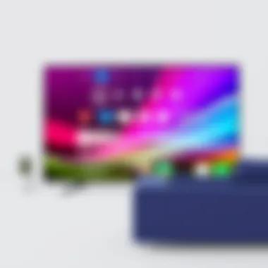 User interface of Vizio Smart TV features