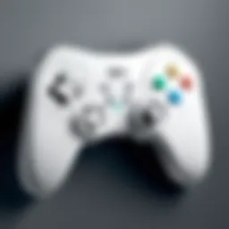 The innovative design of Wii game controllers showcasing their unique shape and functionality.