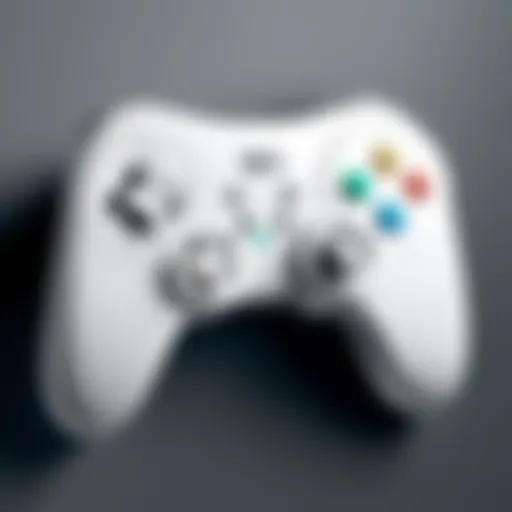 The innovative design of Wii game controllers showcasing their unique shape and functionality.