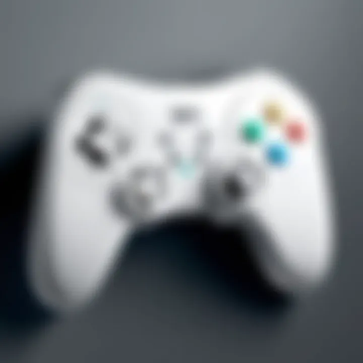 The innovative design of Wii game controllers showcasing their unique shape and functionality.