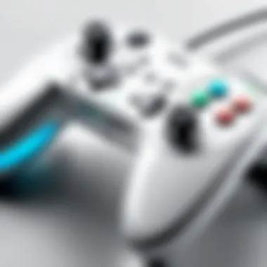 A close-up view of the motion-sensing technology integrated into Wii controllers.