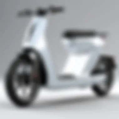 Innovative Design of Y Glider Scooter A sleek Y Glider scooter showcasing its innovative design.